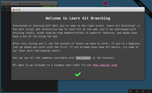 Learn git branching