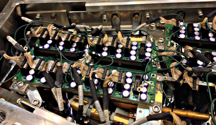 Picture of ECL electronics